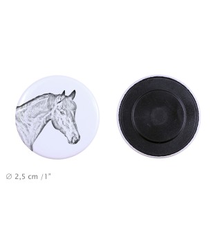 Braunes Pferd - Magnet mit Pferd, ein einzigartiges Abdruck des Pferdes der Marke Art-Dog