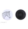 Bay Horse - magnet with a horse, a unique imprint of the Art-Dog horse brand