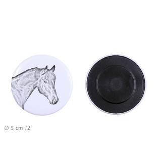 Braunes Pferd - Magnet mit Pferd, ein einzigartiges Abdruck des Pferdes der Marke Art-Dog