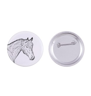 Cheval bai - aimant avec cheval, empreinte exceptionnelle de cheval de la marque Art-Dog