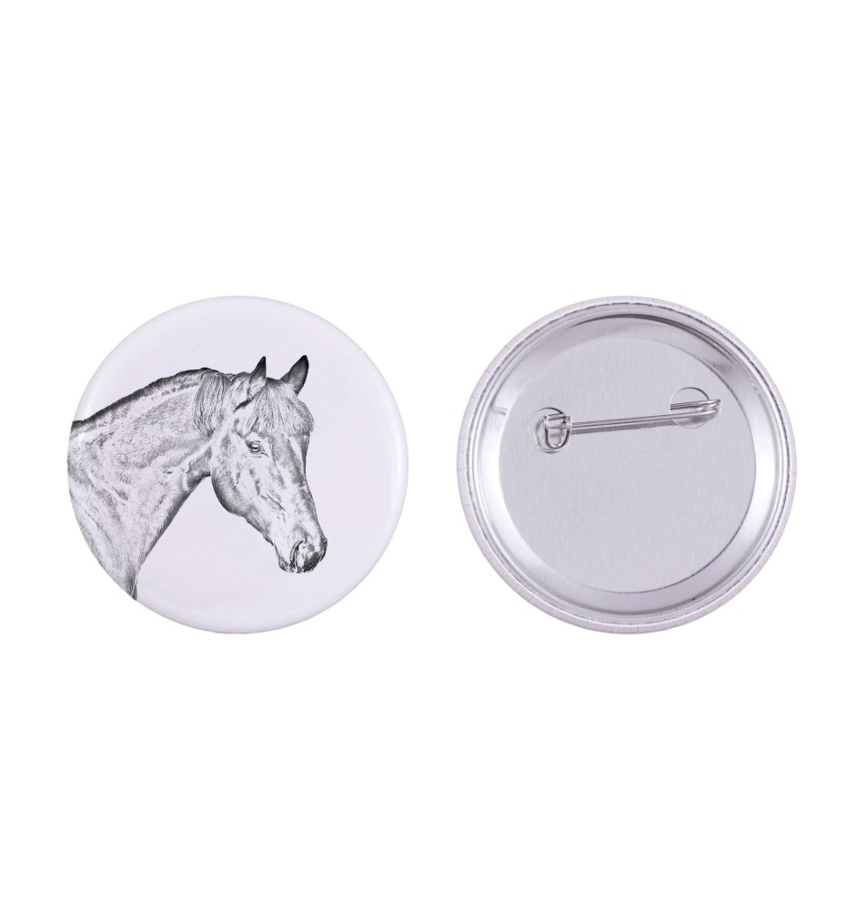 Bay Horse - magnet with a horse, a unique imprint of the Art-Dog horse brand