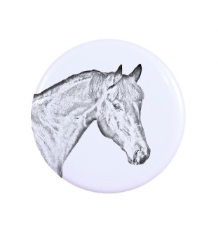 Braunes Pferd - Magnet mit Pferd, ein einzigartiges Abdruck des Pferdes der Marke Art-Dog