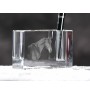 Bay Horse - Pen stand, crystal organiser with picture of a horse, unique desk decoration by Art-Dog brand