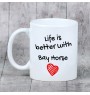 Bay Horse - mug with a horse, mug with a photo, personalized gift from the Art-Dog brand