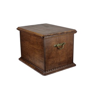 Belgisches Pferd Urn für Pferdeasche, personalisierte Urne mit Foto, große Box für Pferdeasche von der Marke Art-Dog