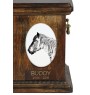Belgian Horse - commemorative plaque with a photo of a horse, tombstone plaque with a print, personalized oval plaque by Art-Dog brand