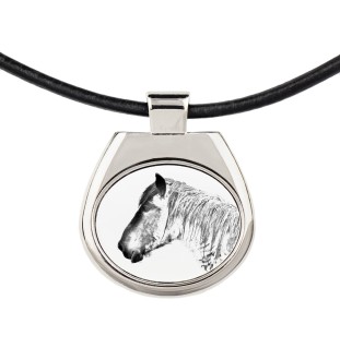 Cheval belge - collier avec un cheval, pendentif personnalisé avec une photo, un collier unique pour femmes et hommes de la marque Art-Dog