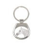 Boulonnais Horse - keychain with a horse, keychain with a print, personalized pendant from the Art-Dog brand