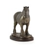 Percheron- Belgian - horse figurine, horse silhouette on wood, prestigious award in the Art-Dog brand competition