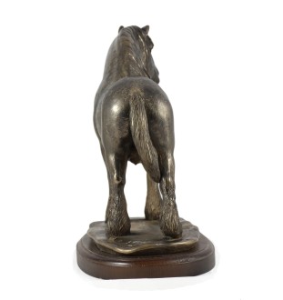 Percheron - Belge - statuette avec un cheval, silhouette de cheval sur du bois, un prix prestigieux dans le concours de la marque Art-Dog
