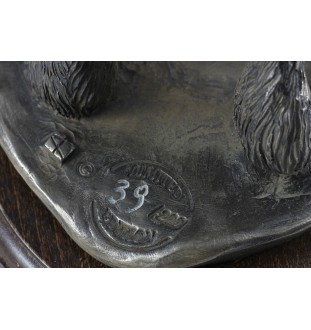 Percheron- Belgian - horse figurine, horse silhouette on wood, prestigious award in the Art-Dog brand competition