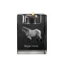 Cheval belge - Bougeoir avec image d'un cheval, porte bougie en cristal, cadeau personnalisé par la marque Art-Dog