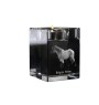 Cheval belge - Bougeoir avec image d'un cheval, porte bougie en cristal, cadeau personnalisé par la marque Art-Dog