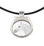 Boulonnais Horse - horse necklace, personalized pendant with a photo, unique necklace for women and men by Art-Dog brand