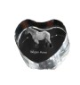 Belgian Horse - a photo of a horse in crystal, a crystal heart, a unique frame with a photo from the Art-Dog brand