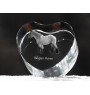 Belgian Horse - a photo of a horse in crystal, a crystal heart, a unique frame with a photo from the Art-Dog brand