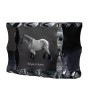 Belgisches Pferd - crystal with a picture of a horse, glass statuette with a picture, unique frame with a picture from Art-Dog brand