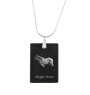 Belgian Horse - Crystal pendant with horse, silver necklace with photo, personalised pendant by Art-Dog brand
