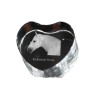 Cheval Boulonnais - une photo de cheval dans un cristal, un cœur en cristal, un cadre exceptionnel avec une photo de la marque Art-Dog