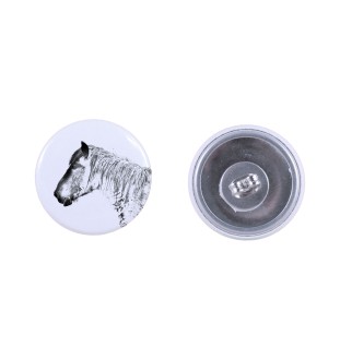 Belgian Horse - earrings your photo, handmade, jewelry handcrafted by Art-Dog brand