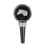 Boulonnais Horse - Crystal bottle stopper with horse, unique wine stopper with photo, personalised gift for sommelier by Art-Dog brand