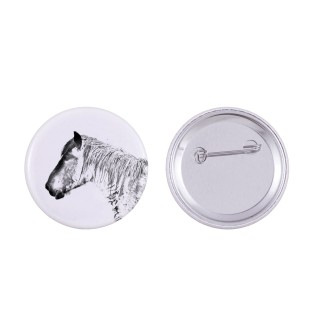 Cheval belge - aimant avec cheval, empreinte exceptionnelle de cheval de la marque Art-Dog