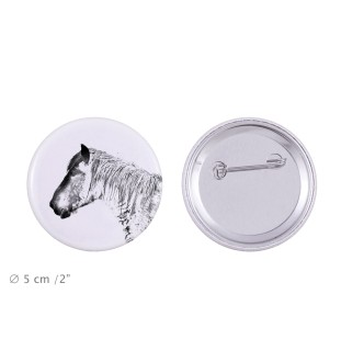 Cheval belge - aimant avec cheval, empreinte exceptionnelle de cheval de la marque Art-Dog