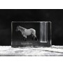 Belgian Horse - Pen stand, crystal organiser with picture of a horse, unique desk decoration by Art-Dog brand