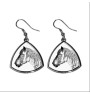 Belgian Horse - earrings with a horse, hanging earrings with a picture, personalized jewelry with Art-Dog brand print