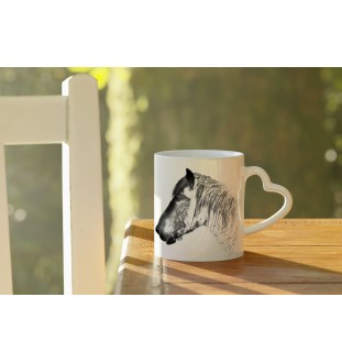 Koń belgijski kubek z koniem good morning serce Art-Dog