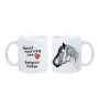 Belgisches Pferd - Tasse mit Hund, personalisierte Tasse mit Druck, klassisches Geschenk für jeden von der Marke Art-Dog.