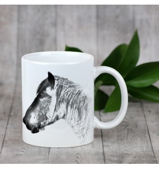 Belgian Horse - mug with a horse, mug with a photo, personalized gift from the Art-Dog brand