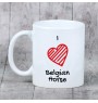 Cheval belge - tasse avec un cheval, une tasse charmante avec une illustration, un cadeau avec votre photo de la marque Art-Dog