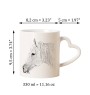 Cheval Boulonnais - tasse avec chien, une tasse adorable avec une anse en forme de cœur, un cadeau universel de la marque Art-Dog