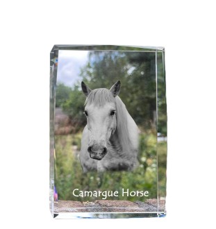 Koń Camargue kryształ z koniem Art-Dog
