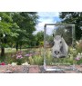 Camargue Horse - crystal with a picture of a horse, photo in glass, modern exhibition of Art-Dog brand photo