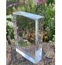 Camargue Horse - crystal with a picture of a horse, photo in glass, modern exhibition of Art-Dog brand photo