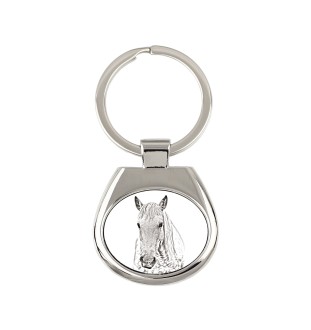 Koń Camargue brelok ze zdjęciem konia Art-Dog