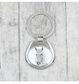 Camargue Horse - keychain with a horse, keychain with a print, personalized pendant from the Art-Dog brand