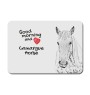 Camargue Horse - mouse pad with print, personalized pad with a horse, unique gadget for an office worker from the Art-Dog brand