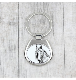 Canadian Horse - keychain with a horse, keychain with a print, personalized pendant from the Art-Dog brand
