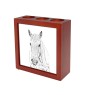 Camargue Horse - pen holder with a horse, desk organizer with a print, personalized desk decoration from the Art-Dog brand