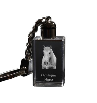 Koń Camargue brelok kryształowy z koniem Art-Dog