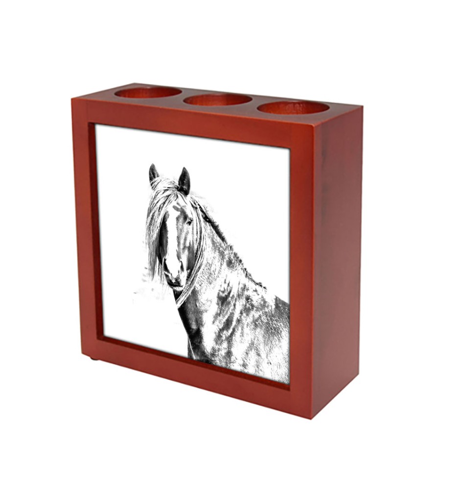 Cheval canadien - porte-stylo avec un cheval, organiseur de bureau avec impression, décoration de bureau personnalisée de la marque Art-Dog