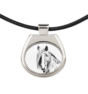Canadian Horse - horse necklace, personalized pendant with a photo, unique necklace for women and men by Art-Dog brand