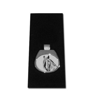 Cheval canadien - collier avec un cheval, pendentif personnalisé avec une photo, un collier unique pour femmes et hommes de la marque Art-Dog