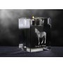 Canadian Horse - Candle holder with picture of a horse, crystal tealight holder, personalised gift by Art-Dog brand