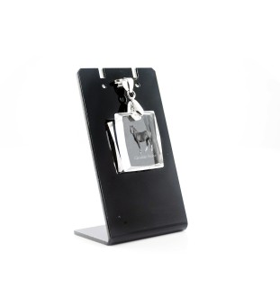 Kanadisches Pferd - Crystal pendant with horse, photo necklace, unique jewellery by Art-Dog