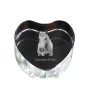 Camargue Horse - a photo of a horse in crystal, a crystal heart, a unique frame with a photo from the Art-Dog brand