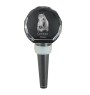 Camargue Horse - Crystal bottle stopper with horse, unique wine stopper with photo, personalised gift for sommelier by Art-Dog brand